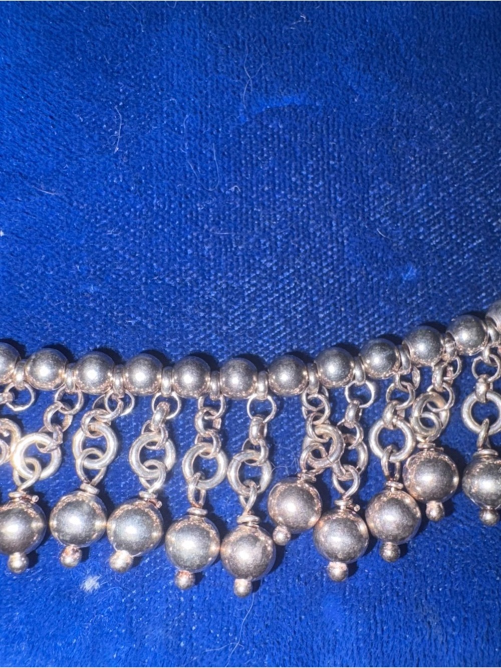 Sterling silver 925 made in Italy VTG intricate dangle balls Necklace - Picture 4 of 11